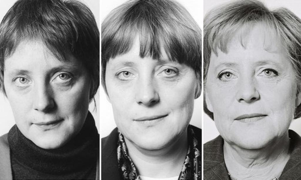 La evolución de Angela Merkel en algunas de las fotos hechas por Herlinde Koelbl.
