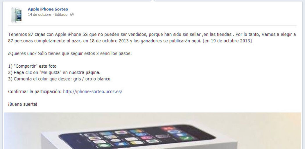 sorteo-falso-iphone-5s