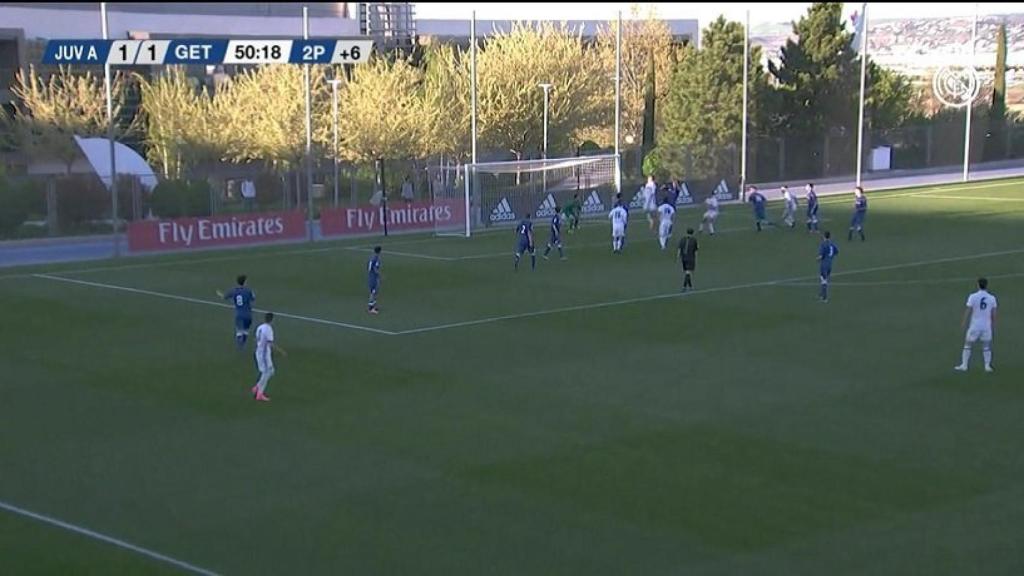 Gol del Juvenil A en el último minuto