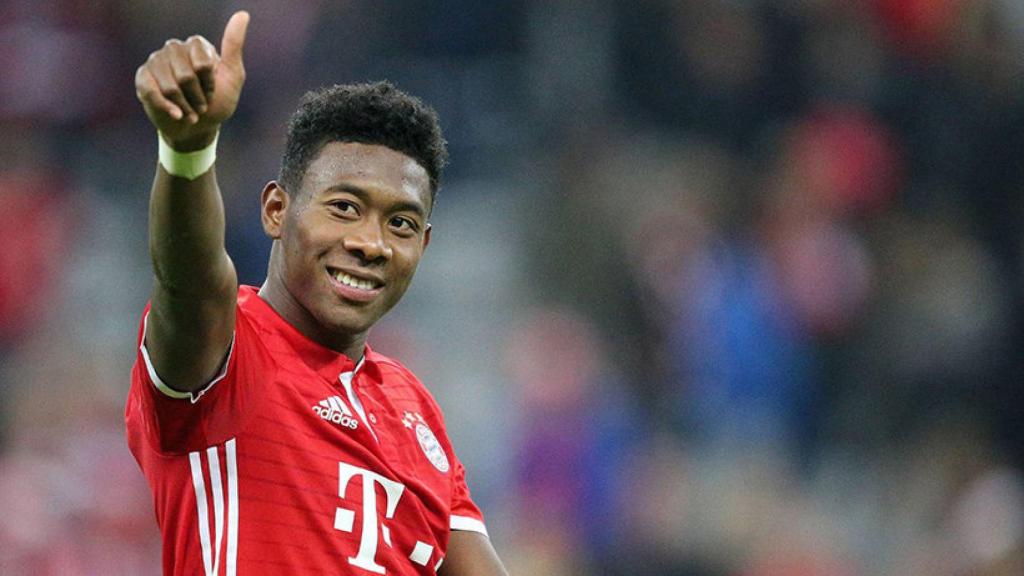David Alaba, del Bayern de Múnich. Foto: fcbayern.com