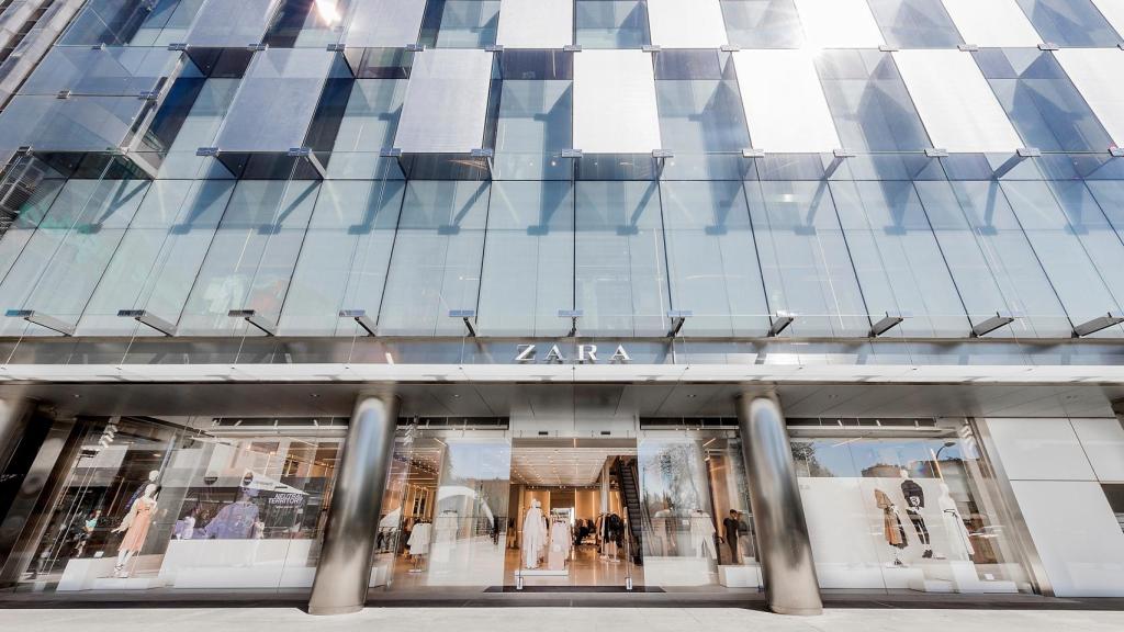 Exterior de la tienda de Zara en el Paseo de la Castellana.