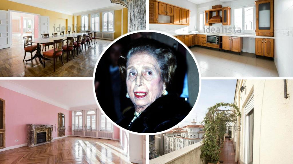 Carmen Polo pasó sus últimos años en este ático.