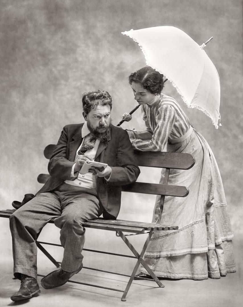 Joaquín Sorolla y Clotilde García del Castillo, en 1901.