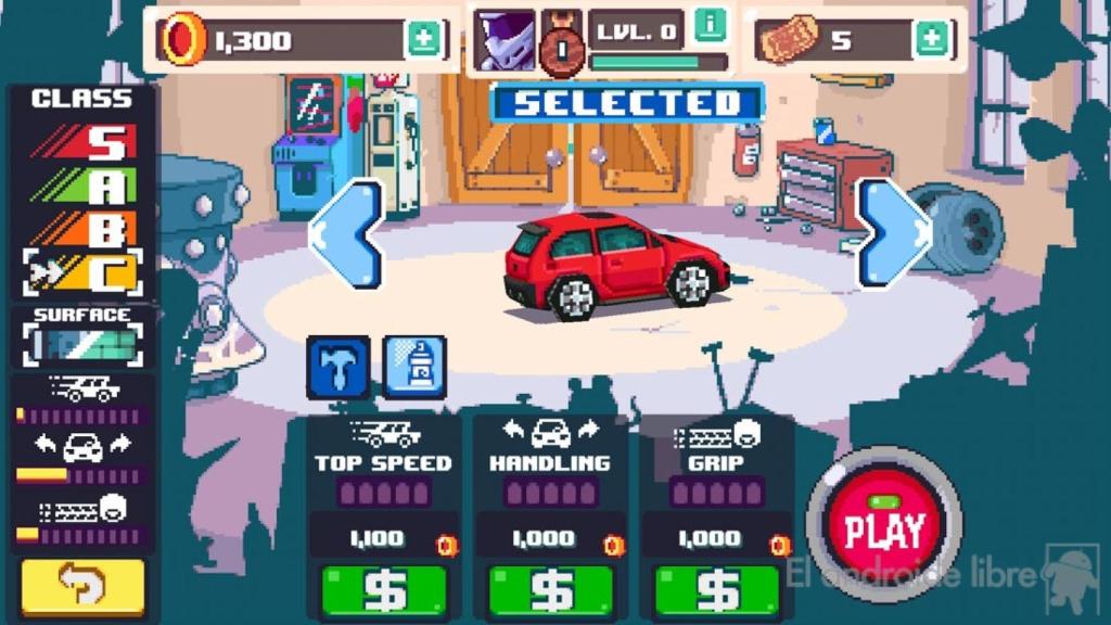 Un juego de carreras entrañable con gráficos pixel art: Built for Speed