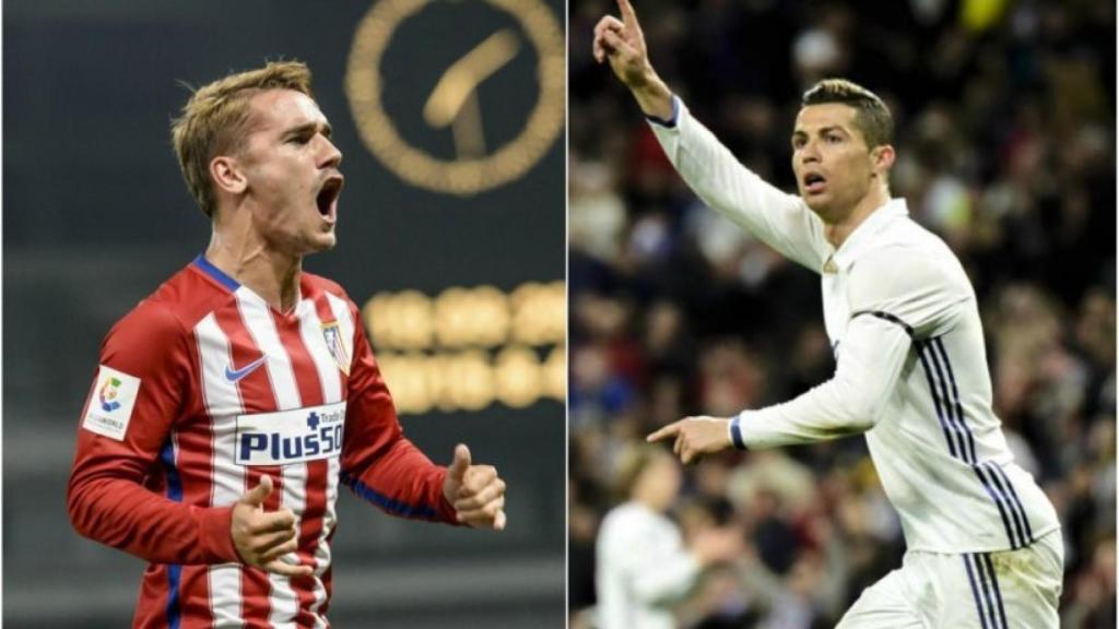Cristiano y Griezmann. Foto atleticodemadrid.com