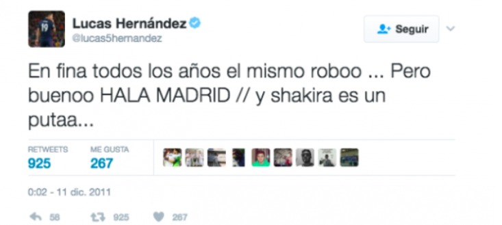El pasado madridista de Lucas Hernández