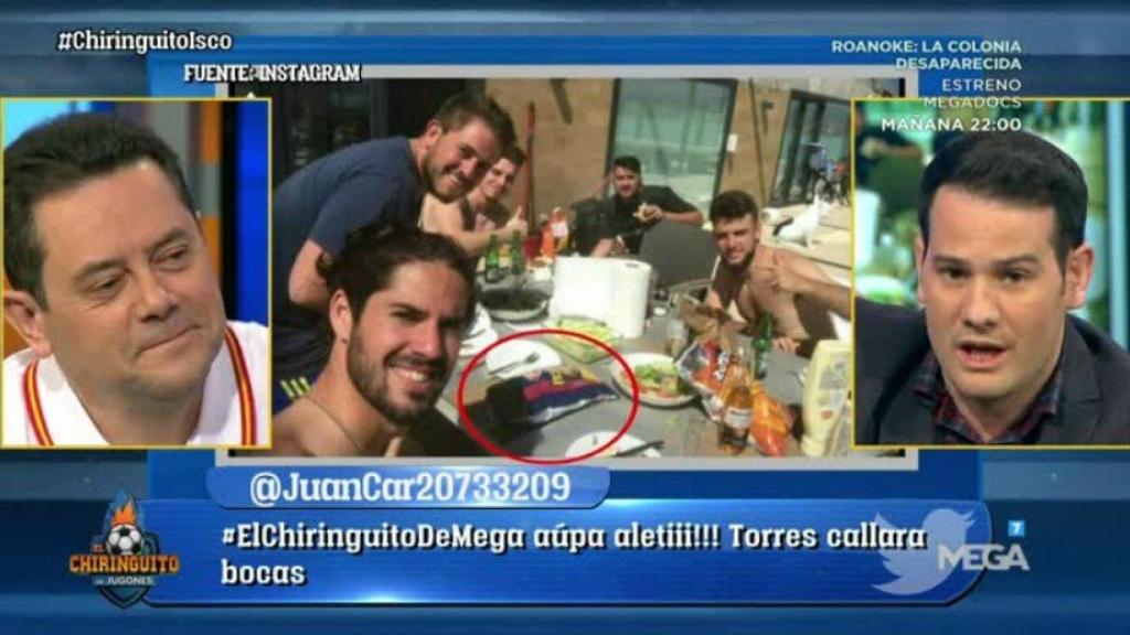 Quim y Roncero hablan sobre Isco   Foto: (@elchiringuitotv)