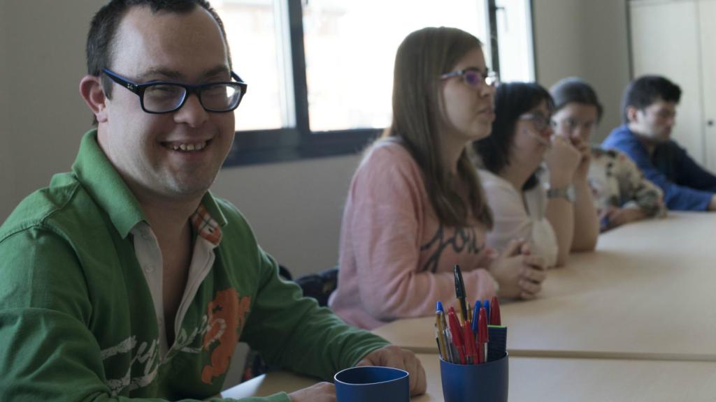 Raúl Sánchez es un joven trabajador con Síndrome de Down.