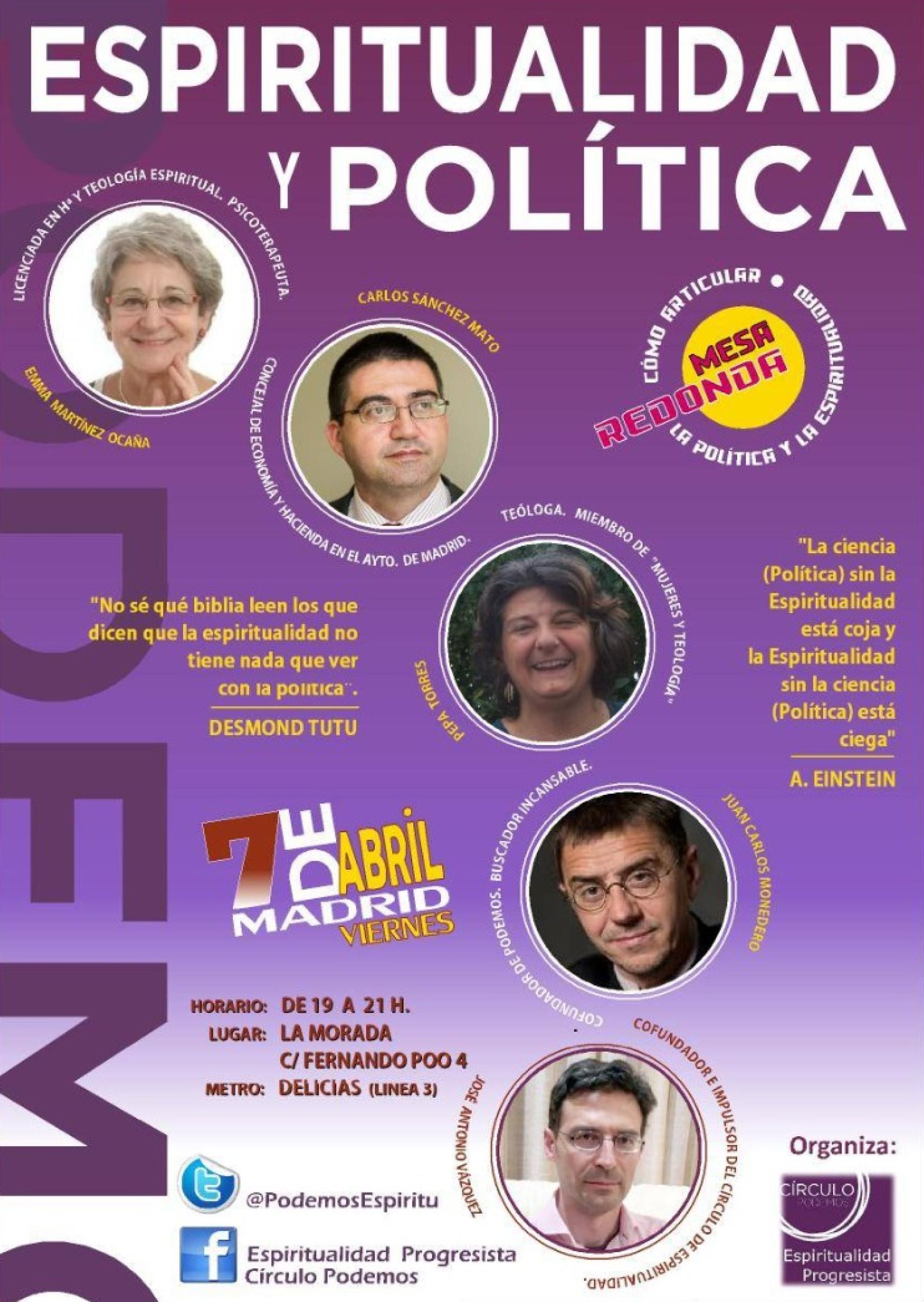 Cartel de la conferencia.