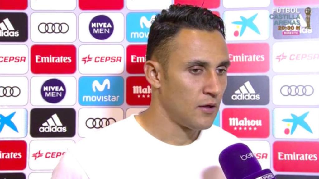 Keylor, en zona mixta