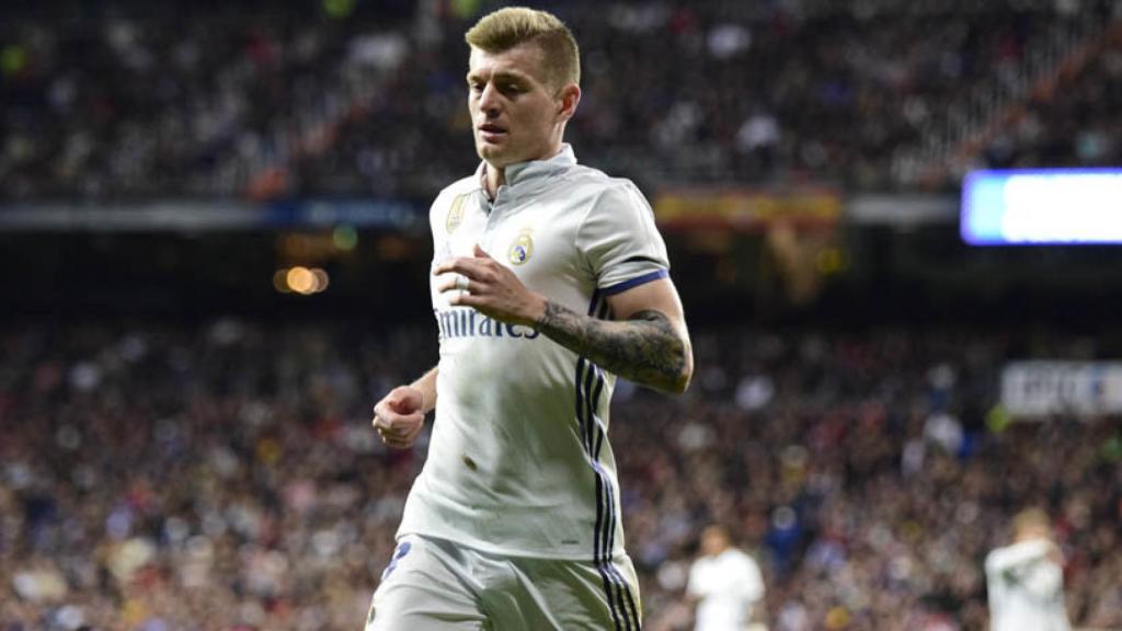 Kroos en el Real Madrid-Betis. Foto: Lucía Contreras/El Bernabéu