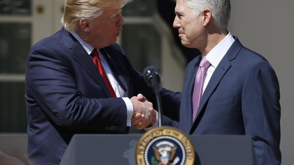 Gorsuch ha jurado el cargo este lunes.