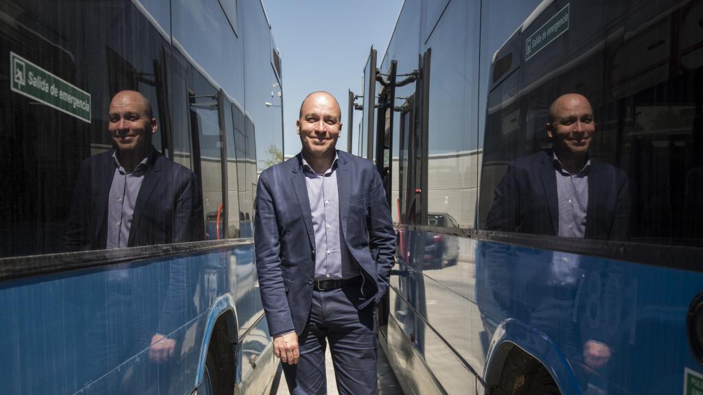 Diego García es portavoz de la Empresa Municipal de Transportes.
