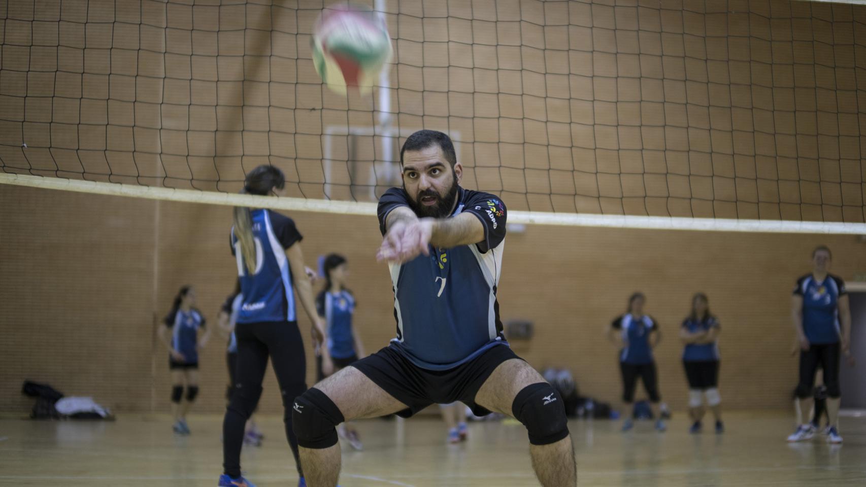 Víctor Boscatti es uno de los más de 350 deportistas que forman el club LGTBI GMadrid