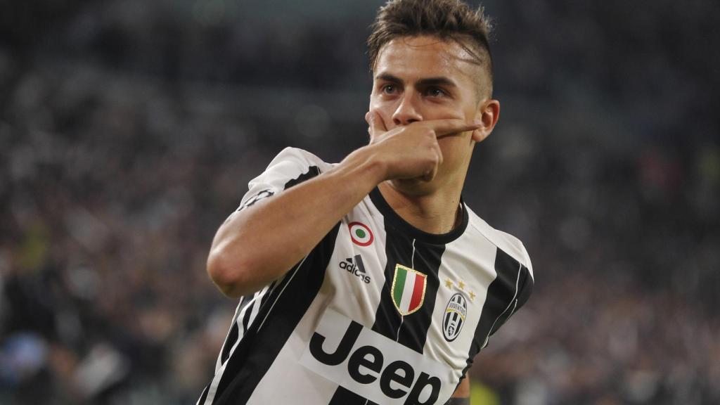 Dybala celebra un gol esta temporada.
