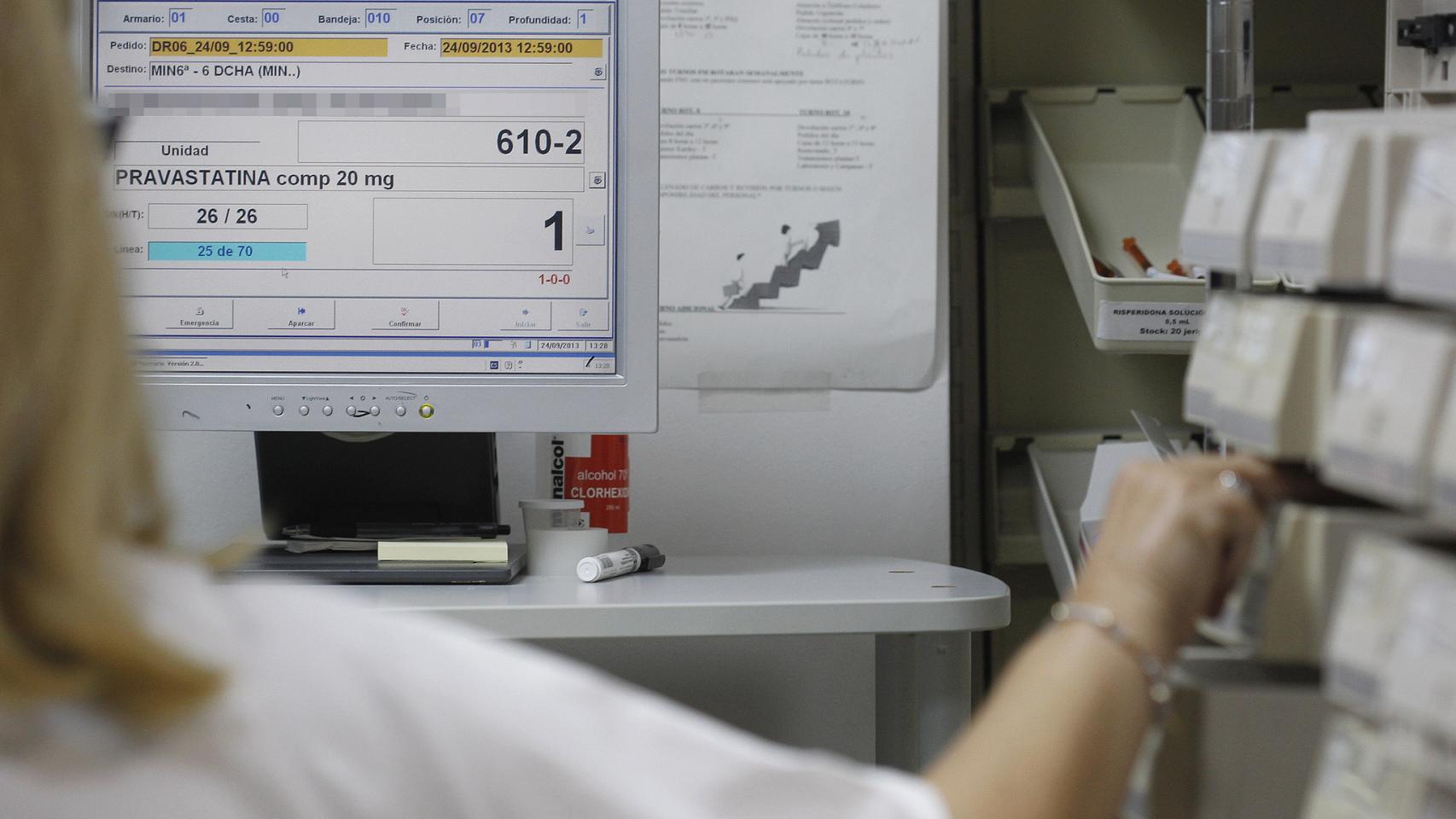 Unidad de Farmacia del hospital universitario Virgen del Valme.