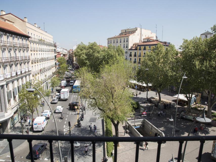 La Plaza de Tirso de Molina.