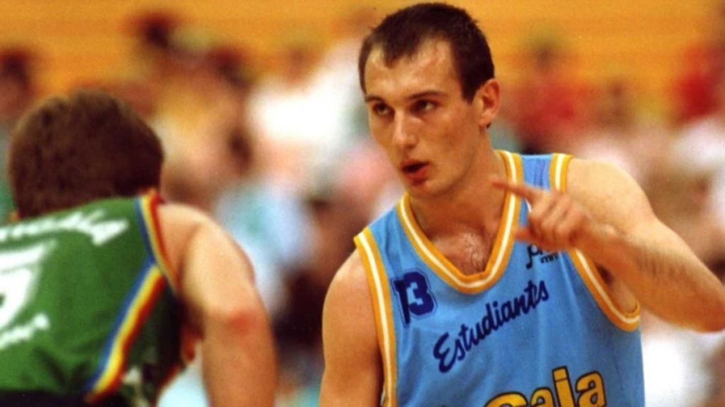 Azofra en la Final Four de 1992.