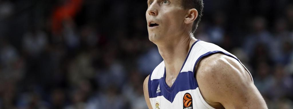 Jaycee Carroll en un partido reciente con el Madrid.