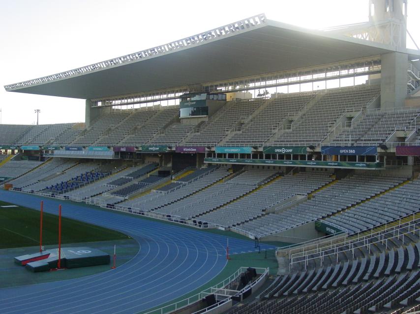 Así lucen las gradas de Montjuic 25 años después de Barcelona '92.