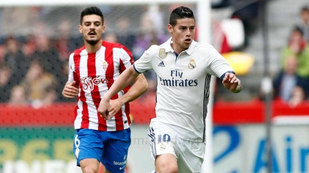 James contra el Sporting