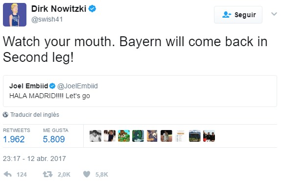 El Real Madrid-Bayern vuelve a enfrentar a dos estrellas de la NBA