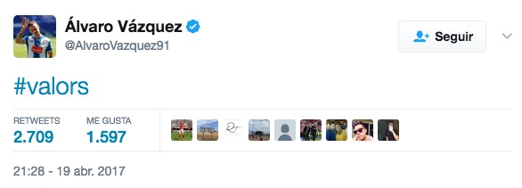 Zasca de Codina y Álvaro Vázquez al Barça: ¡Valors!