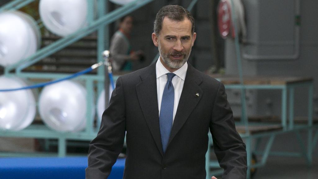 El rey Felipe, durante uno de sus actos más recientes, este miércoles.