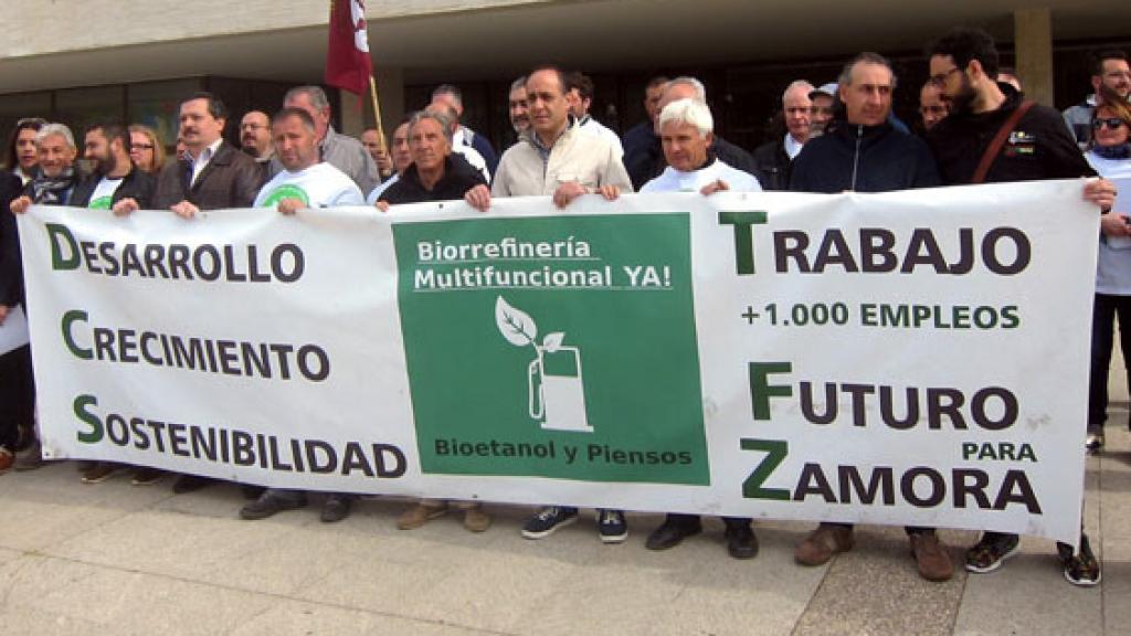 Una de las concentraciones de la Plataforma Pro Biorrefinería