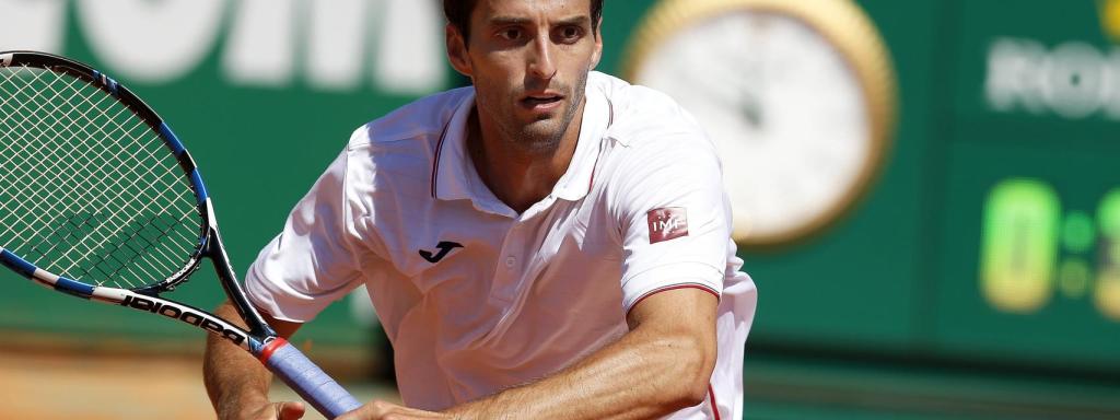 Ramos, en un momento del partido ante Murray en Montecarlo.