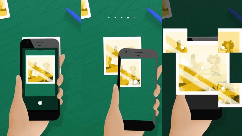 Descubre cómo Google FotoScan escanea fotos y quita los reflejos