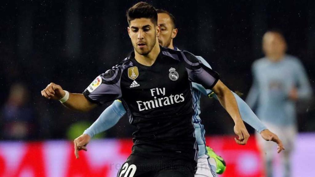 Asensio en el Celta-Real Madrid de Copa