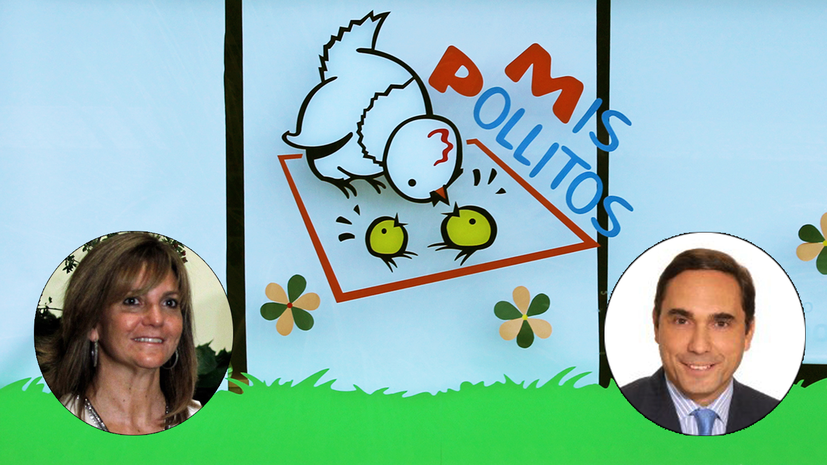 Lourdes Cavero y Alberto Pérez de la Sal. Fachada de una guardería Mis Pollitos.