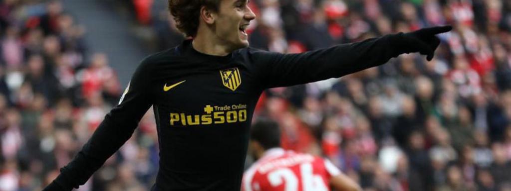 Griezmann celebra un gol.
