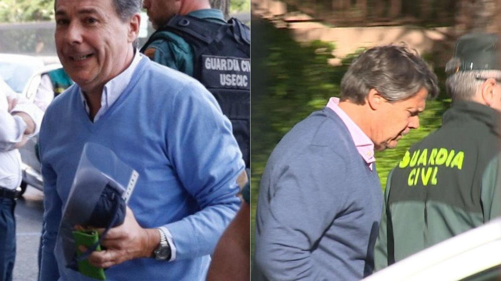 Ignacio González (i) y su hermano, Pablo González (d), ambos detenidos.