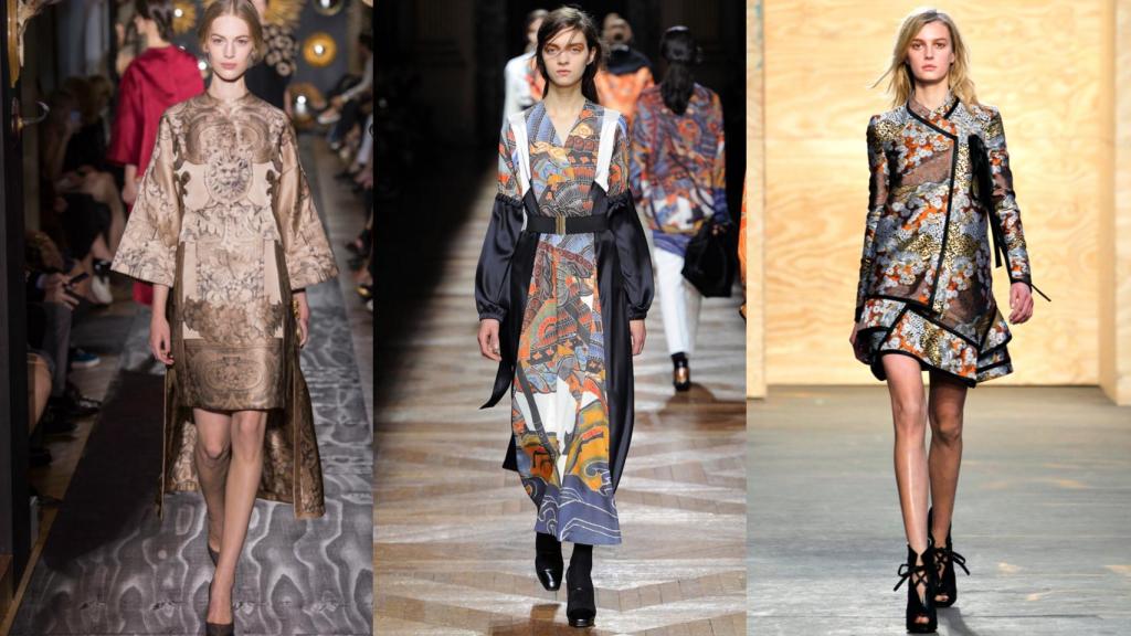 Looks de Valentino, Dries Van Noten y Proenza Schouler. | Foto. GTRES