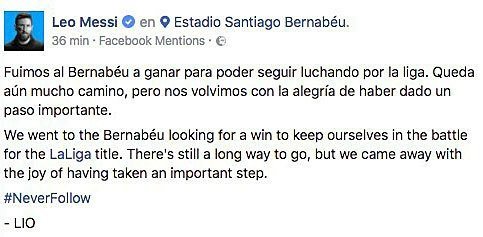 Messi baja de las nubes a los culés que ya celebran La Liga