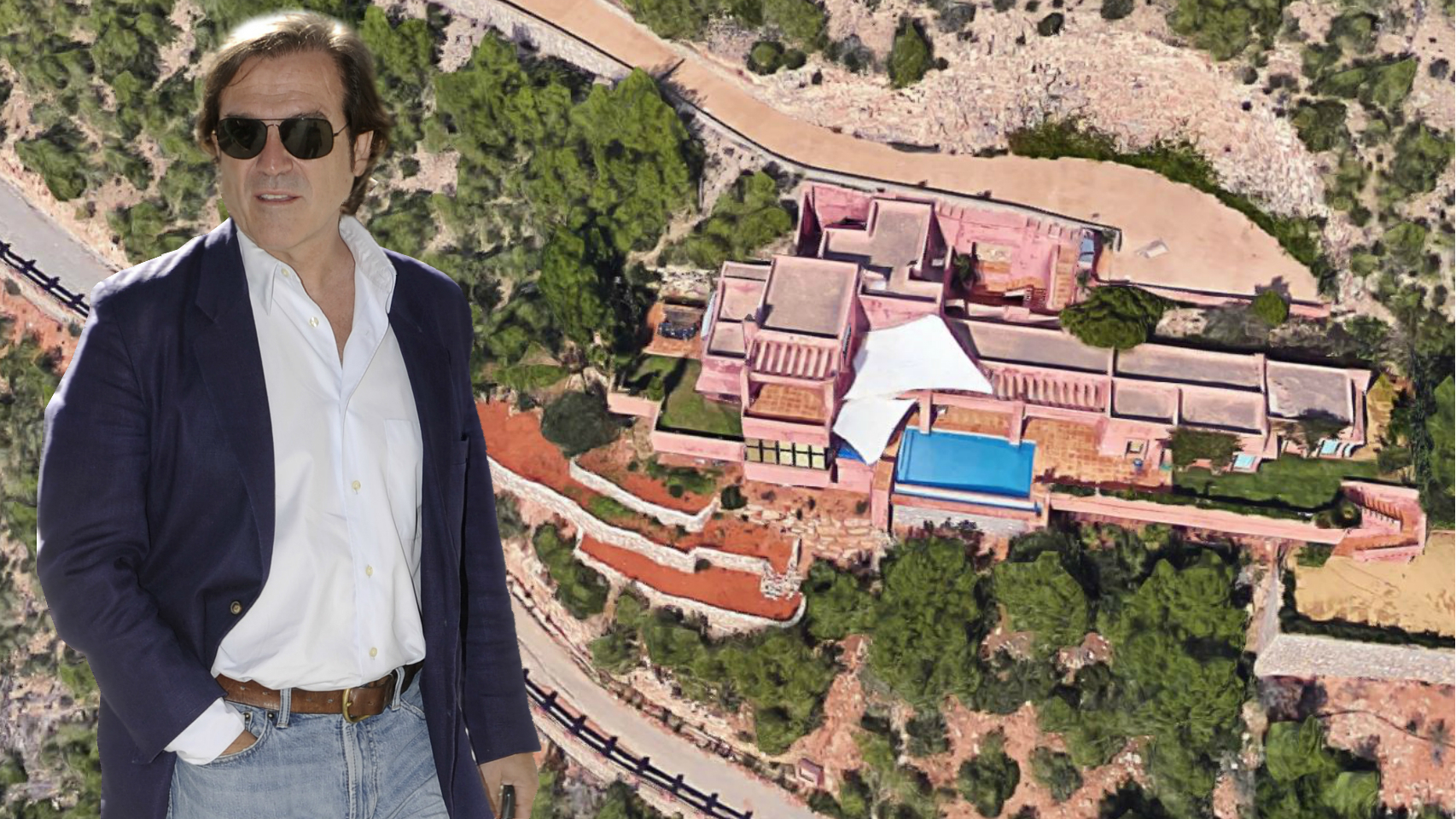 La casa de Pepe Navarro se ubica en una privilegiada zona de Ibiza.