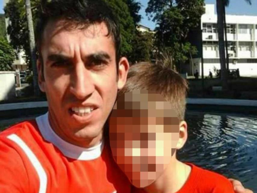 Felipe Romero y su entrenador, Fernando Sierra, de vacaciones en Brasil