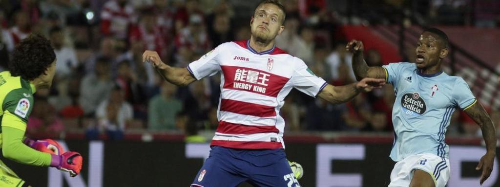 El último partido del Granada en casa fue ante el Celta.