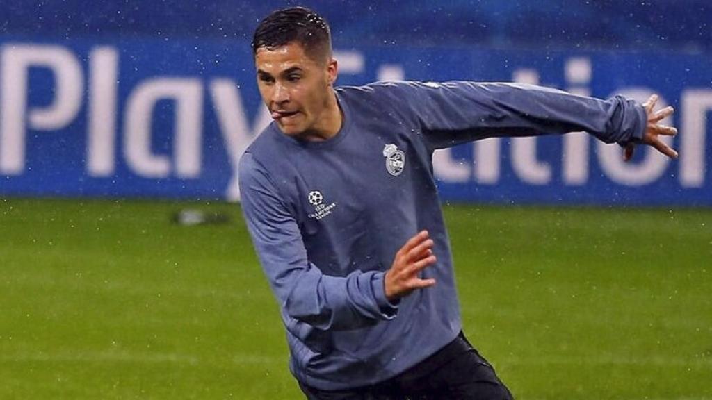 Tejero en un entrenamiento