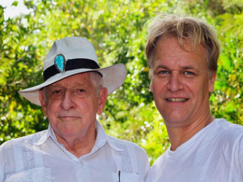 John Humble (izquierda), creador del MMS, con su discípulo en Europa, Andreas Kalcker, a la vez mentor de Pàmies.