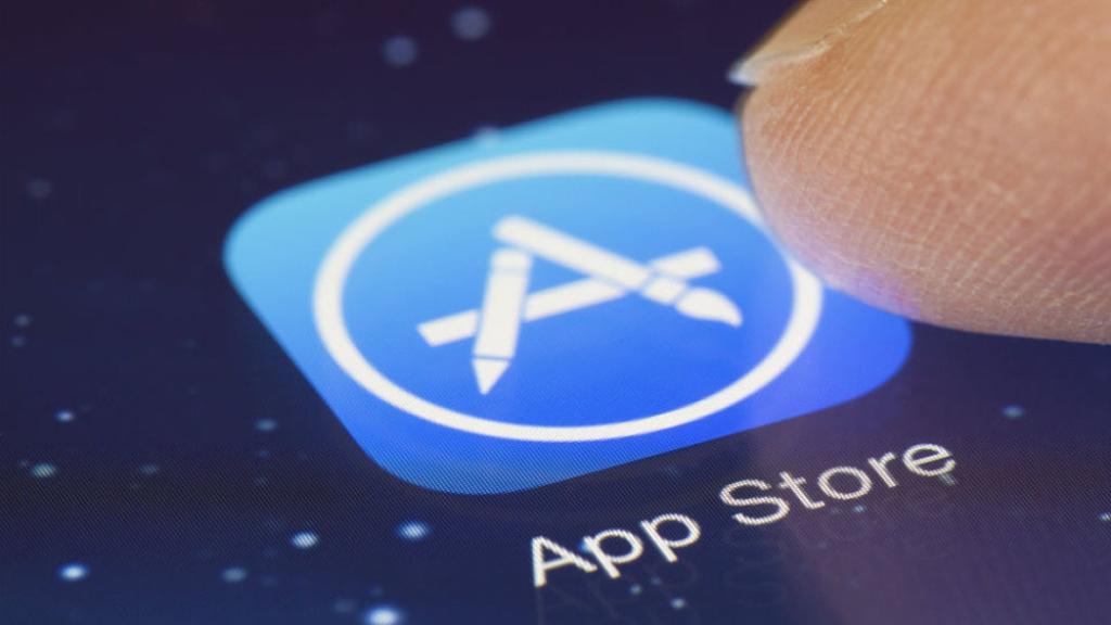 El logo de las App Store de Apple