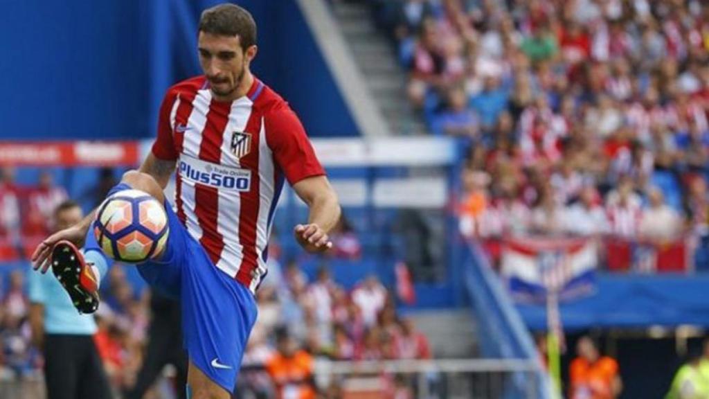 Vrsaljko con el Atleti. Foto: atleticodemadrid.com