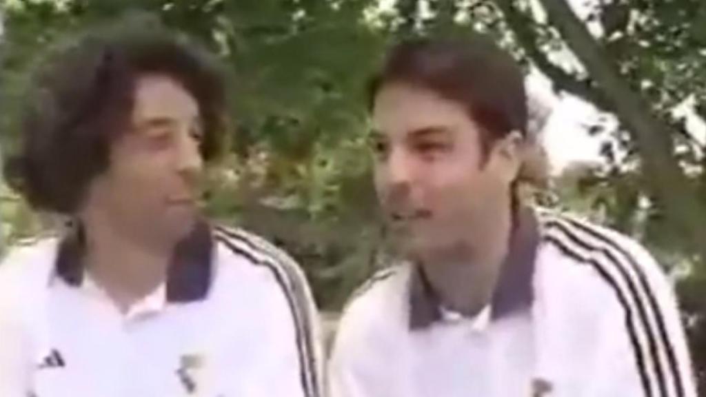 Morientes y Helguera