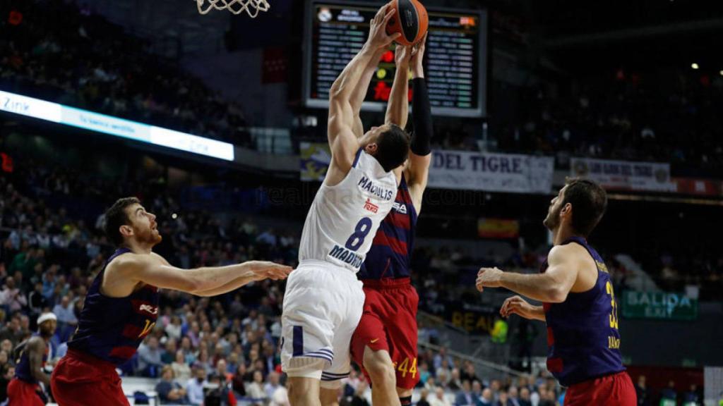 Maciulis en el Clásico de Euroliga