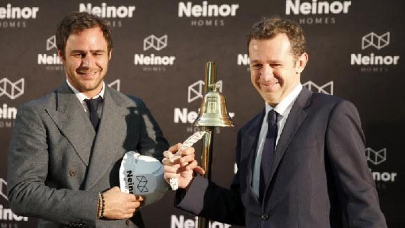 Juan Pepa y Juan Velayos, director general de Lone Star y consejero delegado de Neinor, respectivamente.