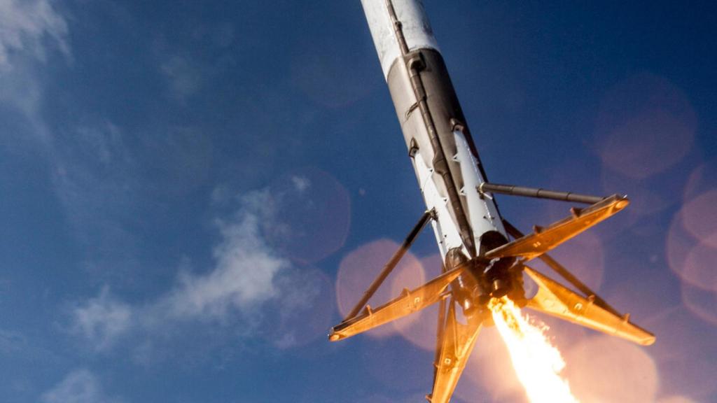 Cohete Falcon de SpaceX.