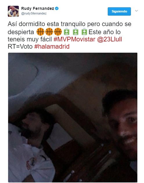 Foto: Twitter (@rudy5fernandez)