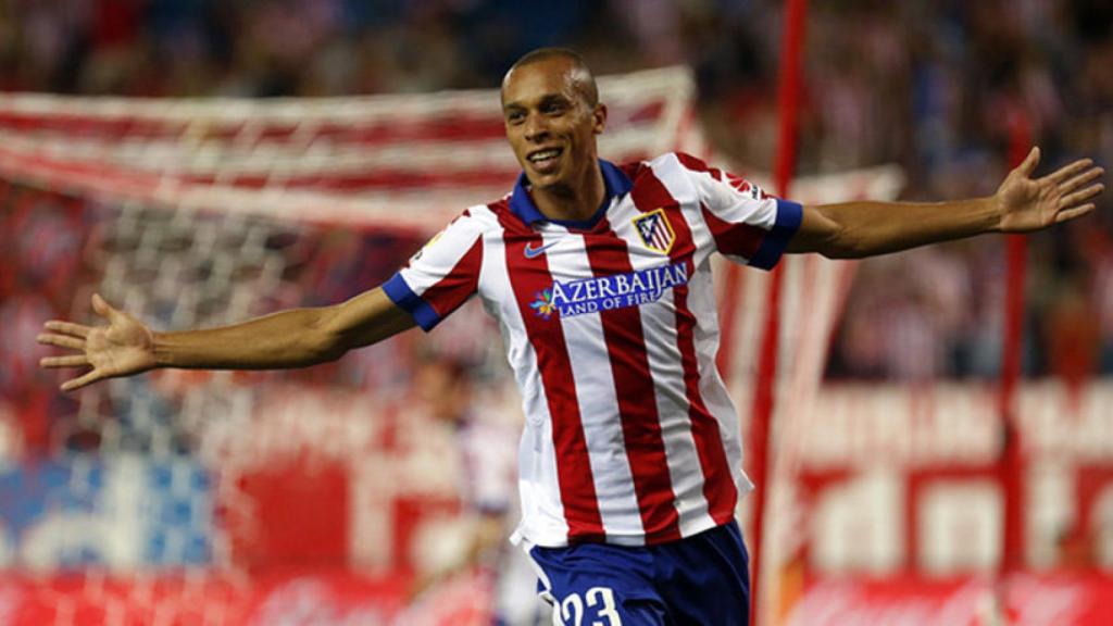 Miranda celebra un gol. Foto: atleticodemadrid.com
